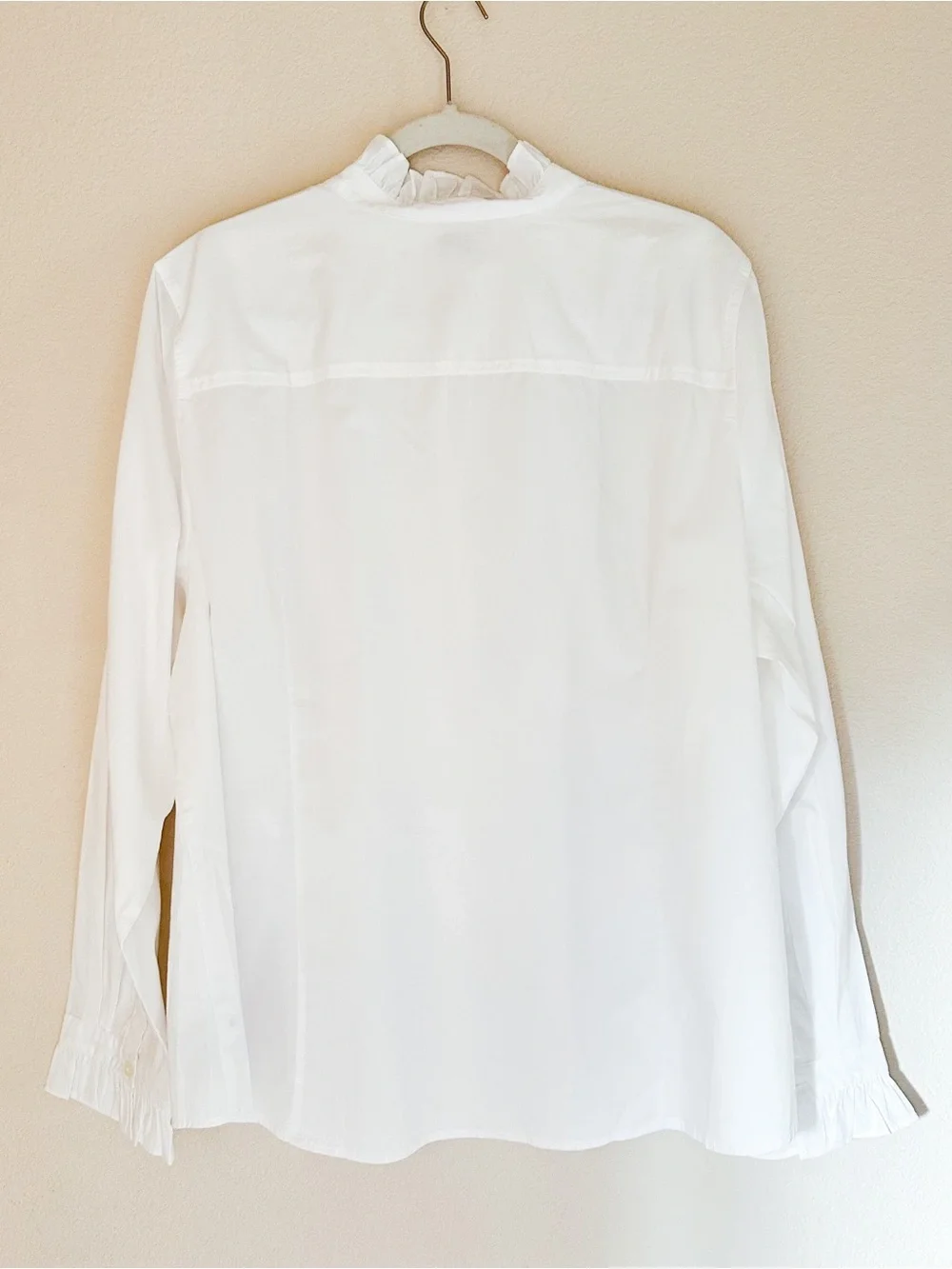 J. Crew Ruffle Button-Up Top 3X